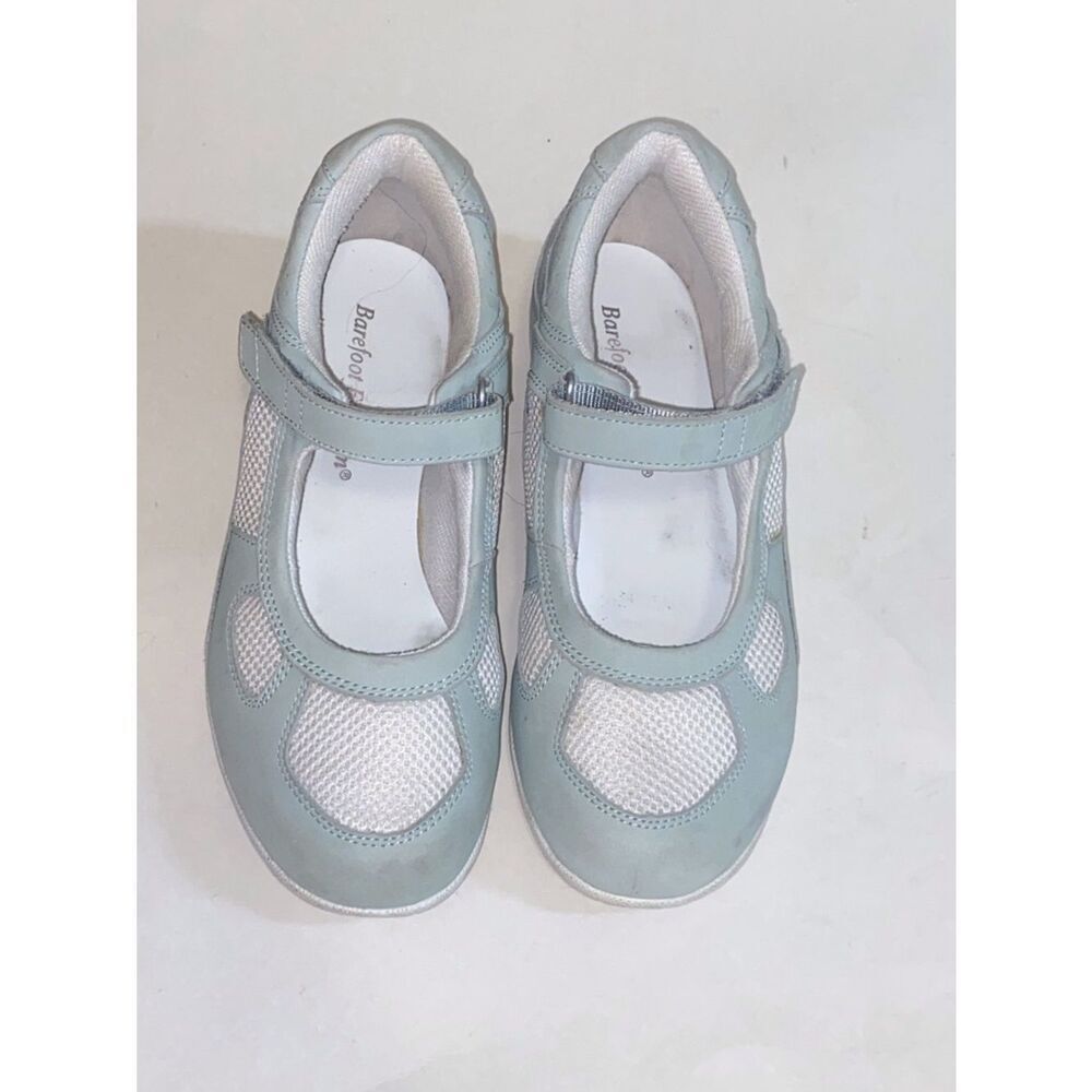 Barefoot Freedom Mary Jane Sneakers in Light Blue with Hook-and-Loop Strap 9WW